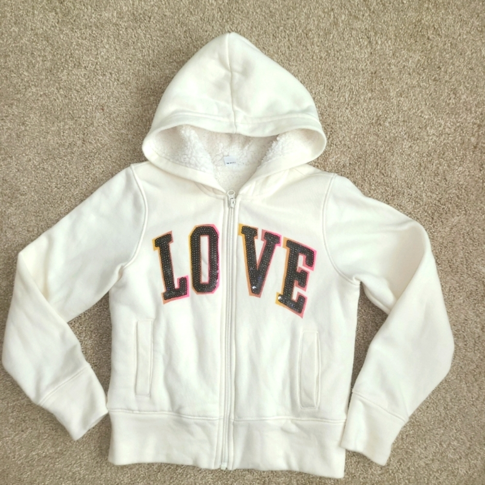 ♥️GUC♥️ OLD NAVY GIRLS HOODIE with LOVE Print